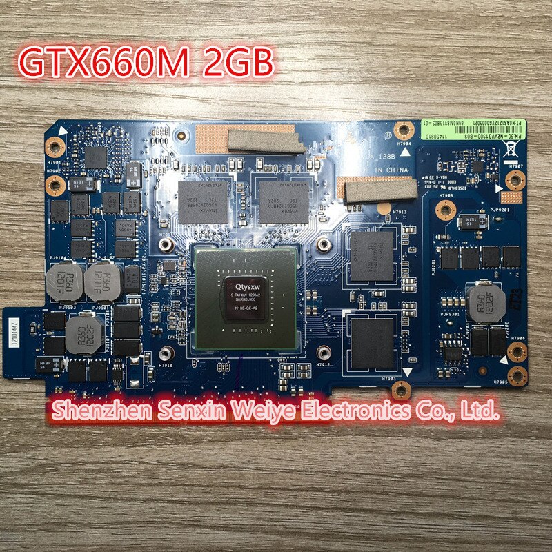 1PCS 100% ASUS G75VW Ʈ GTX660M/2GB DDR5 ..